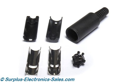 Male 4-Pin Mini-Din Connector